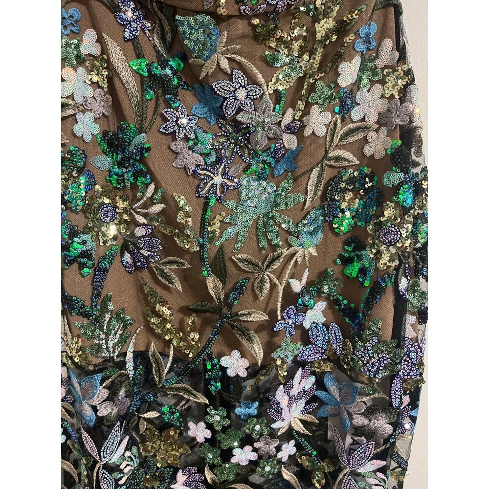 Elegant Strapless Floral Dress - Picture 8 of 15